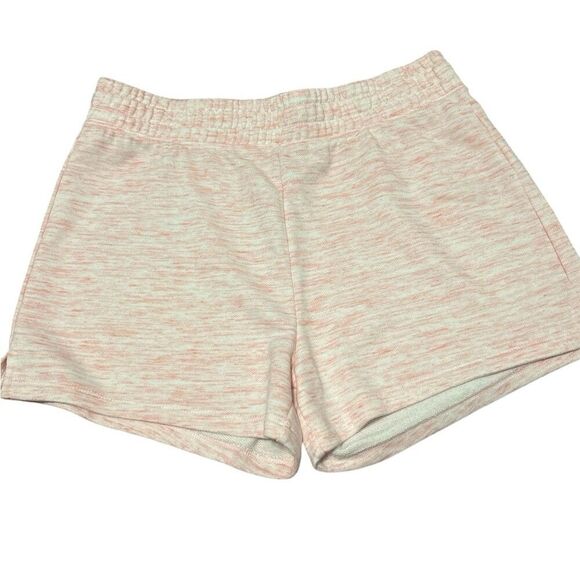 J. Crew Lounge Athleisure Sweat Shorts Size Medium (2) Cozy Soft Pink Blue - Picture 3 of 5